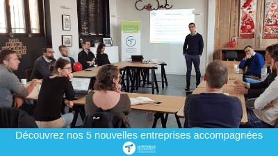 5 nouvelles entreprises accompagnées