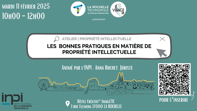 Atelier | Les bonnes pratiques en termes de Propriété Intellectuelle