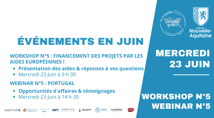 SIRENA Start-up | Evénements du mois de juin !